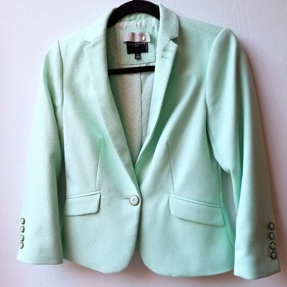 The Limited Jackets & Blazers - The Limited - Mint Green Blazer